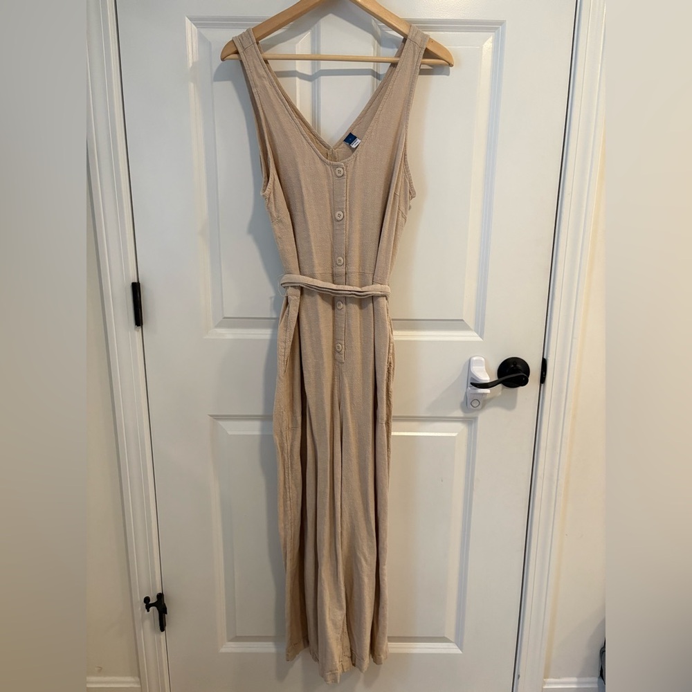 Old Navy linen blend jumpsuit size L